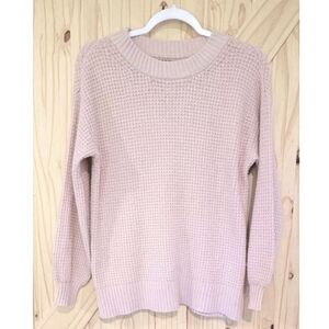 American Eagle Outfitters Light Pink Oversized Knit Women's Sweater Size XS